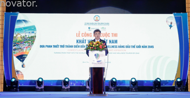 Ông Nguyễn Minh - Phó chủ tịch Ủy ban Nhân dân tỉnh Bình Thuận - phát biểu khai mạc